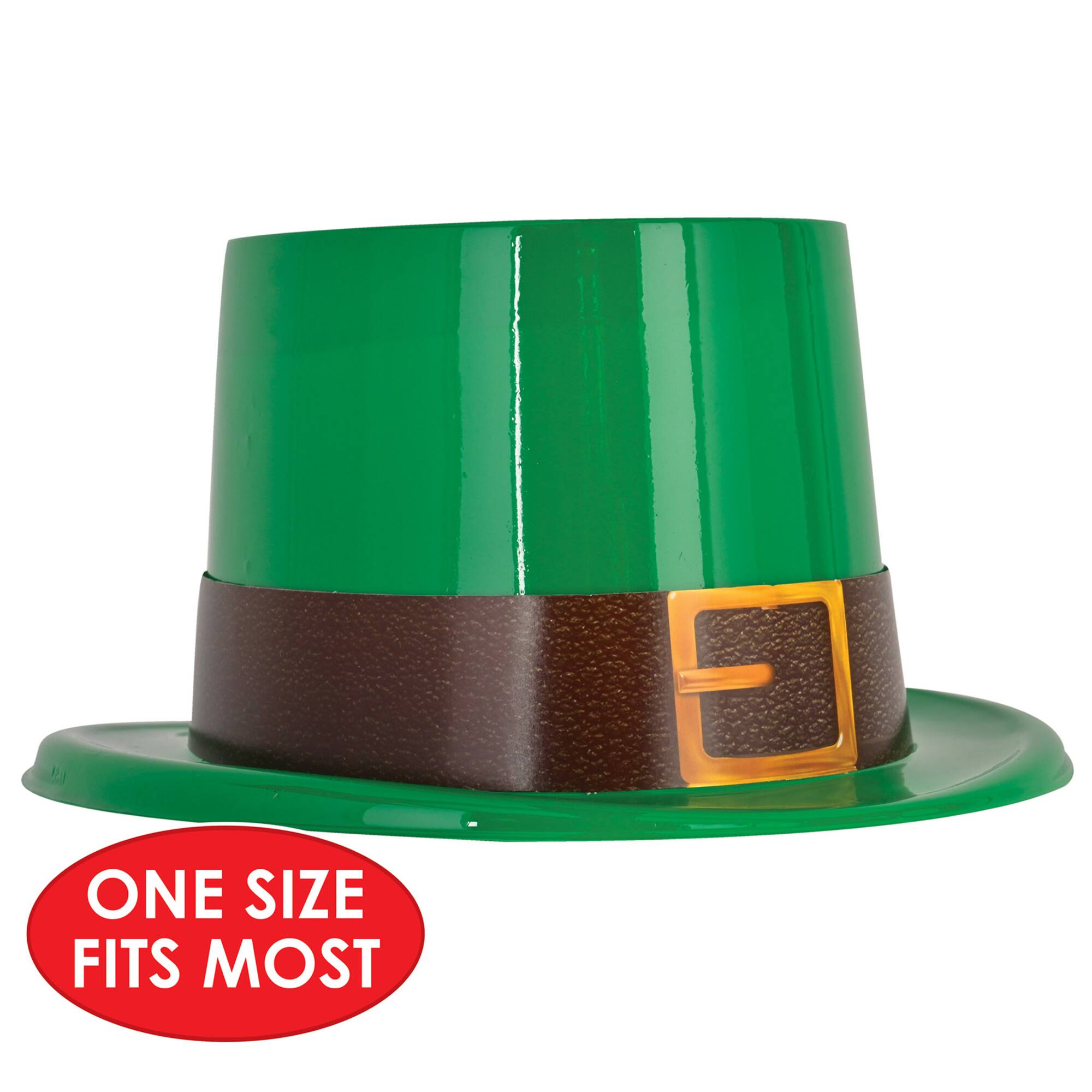 Beistle Leprechaun Plastic Top Hats, 5ct.